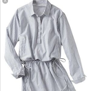 GAP drawstring Henley striped Dress